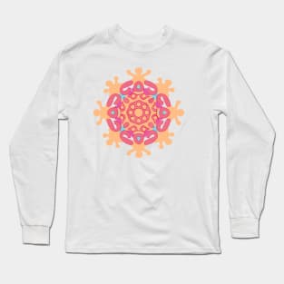 mandala Clamber drawingmandala Gamut paint Long Sleeve T-Shirt